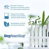 Test tubes with plants, Allergy Research Group 40+ years of original, hypoallergenic formulas graphic