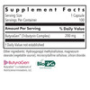ButyrEn supplement facts, 200 mg ButyraGen tributyrin complex per capsule