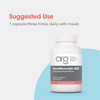 ParaMicrocidin 250 bottle, suggested use 1 capsule three times daily with meals