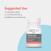 Suggested use graphic: 2 capsules daily