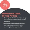 Molybdenum liquid, 25 mcg per drop explanation graphic