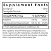 ATP Cofactors supplement facts, 1 tablet serving, 100 mg riboflavin and 500 mg niacin