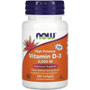 NOW Foods Vitamin D-3 2,000 IU 240 softgel bottle
