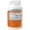 Back of Acetyl-L-Carnitine powder bottle with supplement facts panel