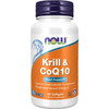 NOW Foods Krill Oil & CoQ10 60 softgel bottle