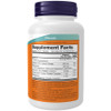 Calcium Citrate bottle back with supplement facts