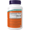 Selenium bottle back with supplement facts