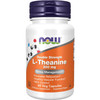 NOW Foods Double Strength L-Theanine 200 mg 60 veg capsule bottle