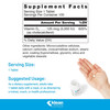 Klean-D supplement facts, 125 mcg vitamin D3 per tablet, with suggested usage