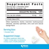 Klean Zinc supplement facts, 10 mg zinc per chewable tablet, with suggested usage