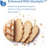 Sliced bread loaf, enhanced with Glutalytic graphic