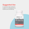 Zen bottle with suggested use of 2 capsules daily between meals