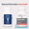 Old and new Pancreas bottle designs, same formula new look