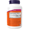 Back of Vitamin C Crystals 8 oz bottle with supplement facts panel