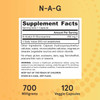 Jarrow Formulas NAG 750 700mg - 120 Capsules
