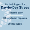 1 capsule daily, 30 vegetarian capsules, 30-day supply graphic