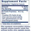 Bio-Fisetin supplement facts, 44.5 mg proprietary blend with 8 mg fisetin