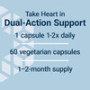 Potassium with Extend-Release Magnesium dosage graphic, 1 capsule 1-2x daily, 60 vegetarian capsules