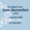 Fast-Acting Joint Formula dosage graphic, 1 capsule daily, 30 capsules