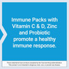 Life Extension Immune Packs with Vitamin C & D, Zinc and Probiotic - 30 Packs
