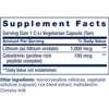 Memory Protect supplement facts panel