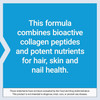 Hair, Skin & Nails benefits text graphic