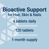 Life Extension Hair, Skin & Nails Collagen Plus Formula - 120 Tablets