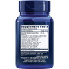 Back of Enhanced Super Digestive Enzymes bottle with supplement facts panel
