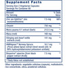 Super Miraforte supplement facts with zinc, chrysin, muira puama, maca, nettle and HMRlignan