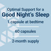 1 capsule at bedtime, 60 capsules, 2-month supply graphic