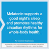 Melatonin sleep support statement on blue