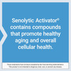Senolytic Activator benefits text graphic