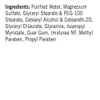 Epsom Salt Cream ingredients list