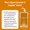 Why Jigsaw Curcumin C3 Complex is better list with glass