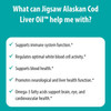 Jigsaw Health Alaskan Cod Liver Oil - 180 Softgels