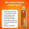 Why Jigsaw Potassium Cocktail is better list with bottled drink and stick pack