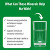 Glass of water with what these minerals help with checklist