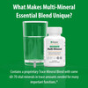 Jigsaw Multi-Mineral bottle and a glass of water with trace mineral blend text