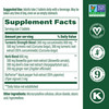 Turmeric Curcumin Extra Strength supplement facts with certification icons