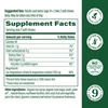 Relax + Calm Magnesium Soft Chews supplement facts per 2 chews, 250 mg magnesium, with certification icons