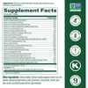 Men's 40+ multivitamin supplement facts panel with certification icons