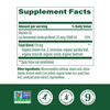 Vitamin D3 1000 IU supplement facts , 25 mcg D3 with food blend, with certification icons
