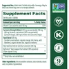 Turmeric Curcumin Extra Strength supplement facts with non-GMO, vegan and kosher icons