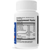 Back of Biotin Forte bottle with supplement facts panel