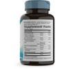 Back of B-100 Complex 100 capsule bottle with supplement facts panel