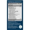 Back of Fortify Optima box with supplement facts panel