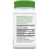 Back of Dong Quai Root bottle with supplement facts panel