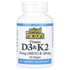 Natural Factors Vitamin D3 & K2 - 60 Softgels