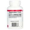 Zinc Citrate bottle back with supplement facts and barcode