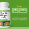 Natural Factors Chewable Ginger - 90 Tablets